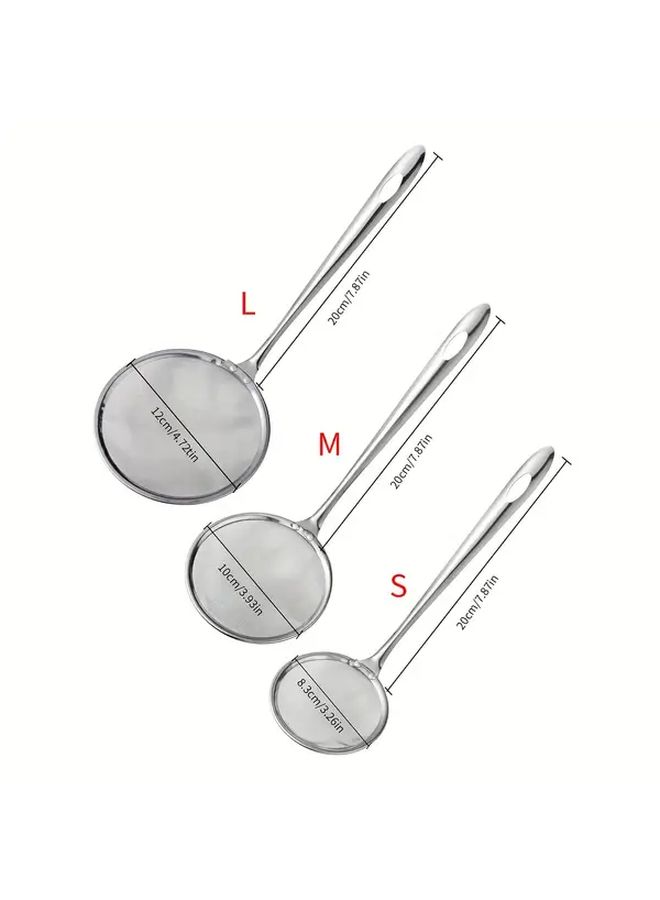 Stainless Steel Skimmer Spoon Model Strainer for Noodles Oil Fish - Image 3