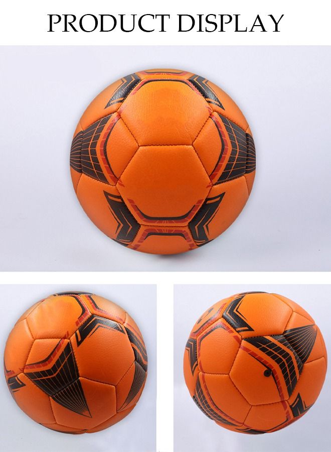 DUNISO Soccer Ball Size 4 High Quality Football for Training Playing Waterproof And Wear Resistant Football for Official Matches with Air Pump Net bag and Ball Needles Indoor Outdoor Game Soccer Ball - Image 3