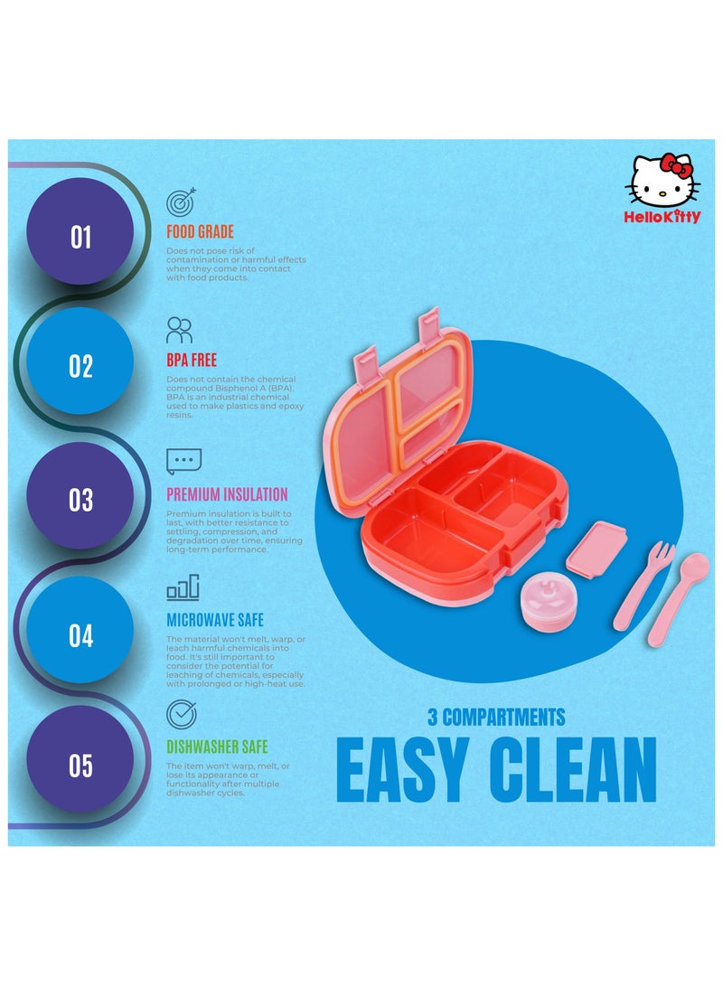 Sanrio Hello Kitty Smash 3in1 Lunch Bag, Water Bottle And Lunch Box Set - Image 5