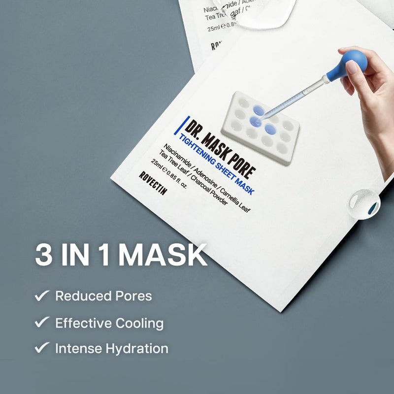 ROVECTIN Sheet Mask (Sebum Control, 5 Count (Pack of 1)) - Image 4