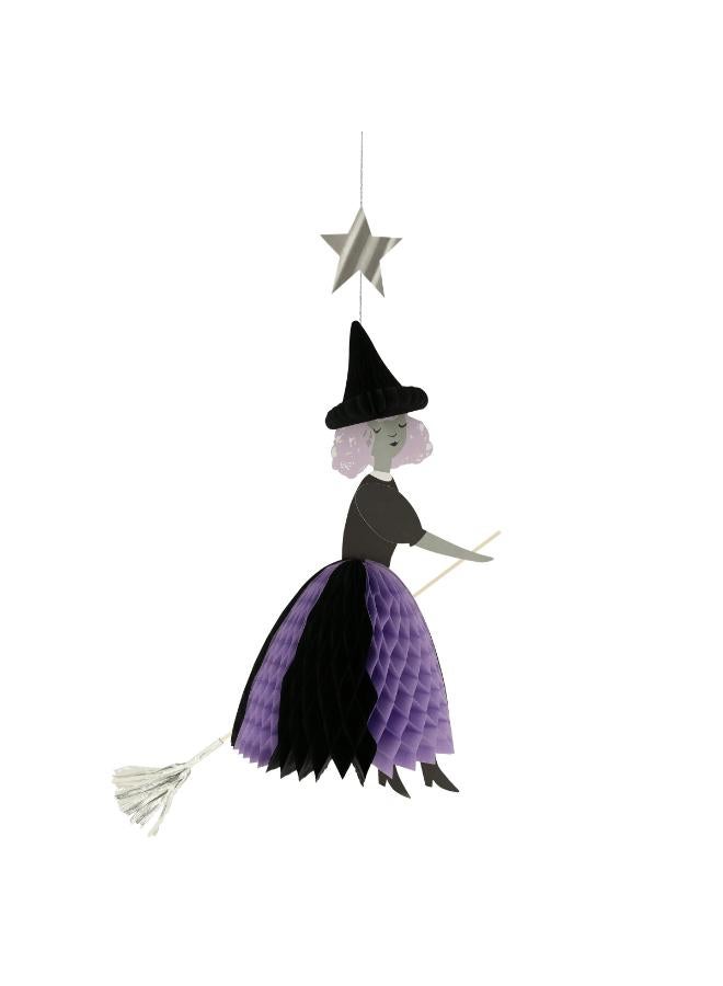 Meri Meri Flying Honeycomb Witch Decorations - Image 5