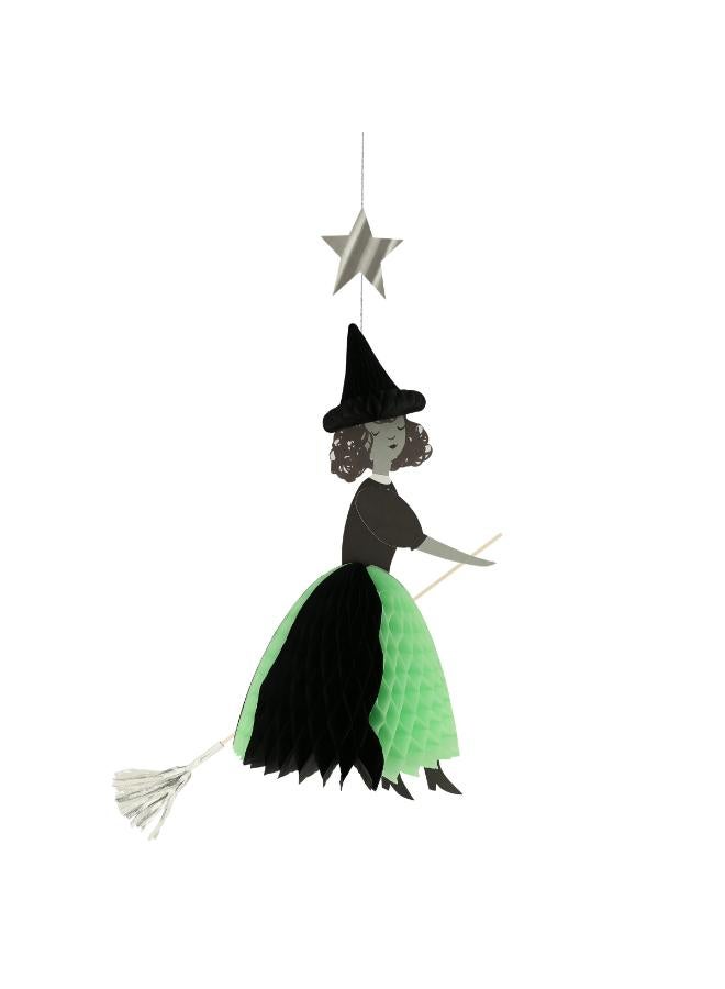 Meri Meri Flying Honeycomb Witch Decorations - Image 4