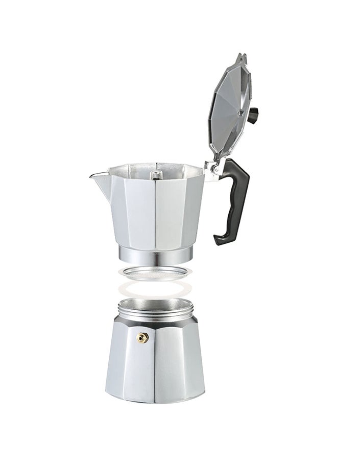Espresso Maker 9-Cup Silver/Black  - Image 3
