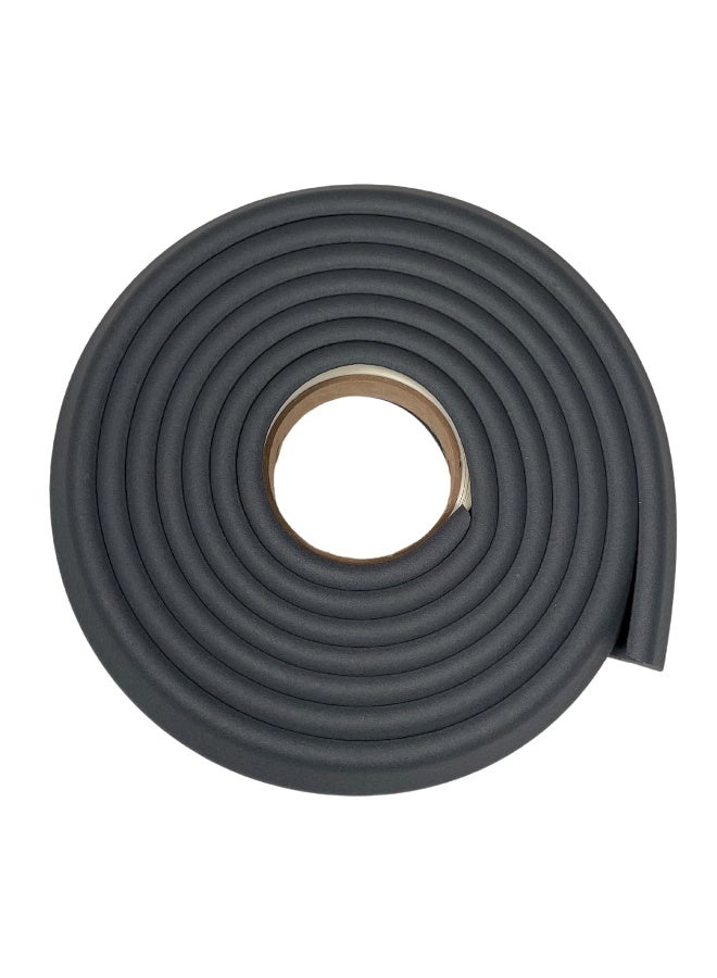 Cardinal Gates EC Edge Cushion for Baby Proofing - Edge Corner Protector Soft Foam Strip for Baby Safety – Guard Against Child Injury on Desk, Table, Bed - 12 Feet of Padding - Made in USA – Gray - Image 1