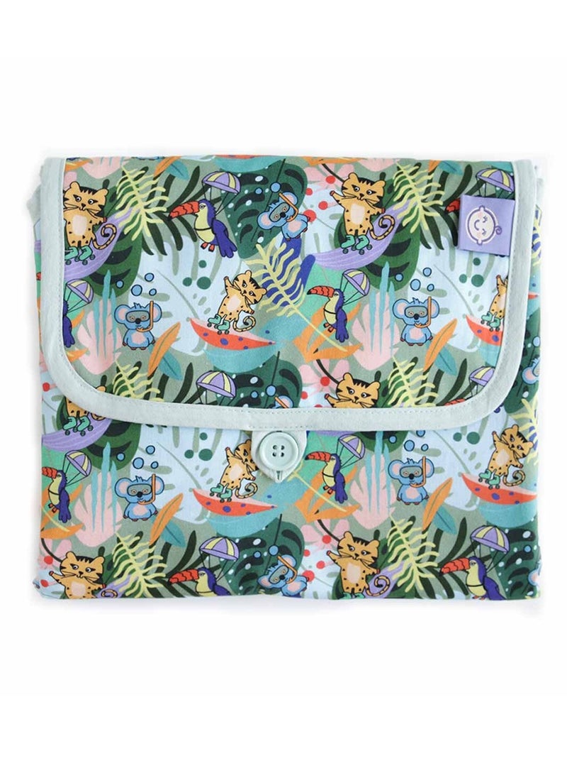 Milk & Moo Baby Diaper Changing Pad 100% Turkish Cotton  - Image 1