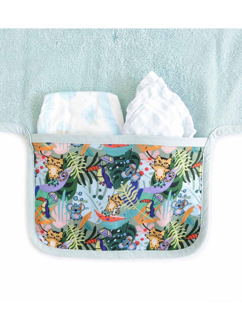 Milk & Moo Baby Diaper Changing Pad 100% Turkish Cotton  - Image 2