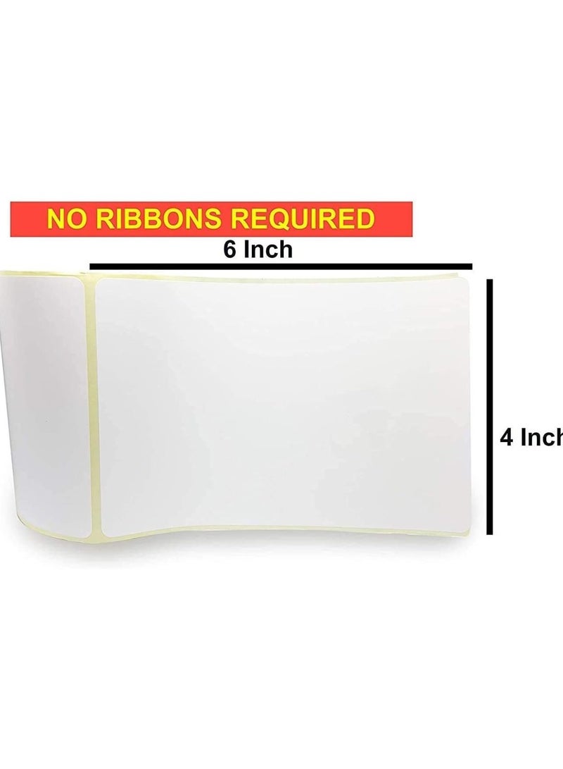 4 X 6 inch 500 label per roll Direct Thermal Barcode Stickers for Printing Shipping and Cargo Labelling - Image 3