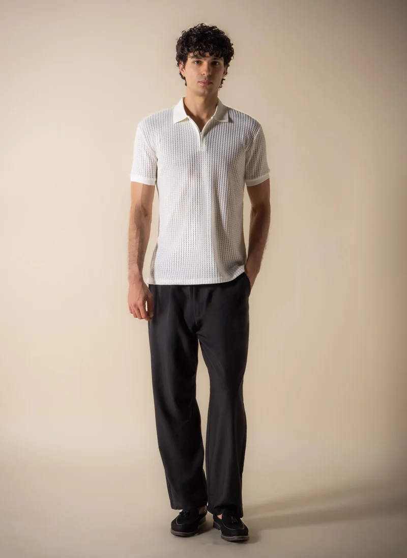 شايبس RELAXED FIT SOFT COTTON TROUSERS
