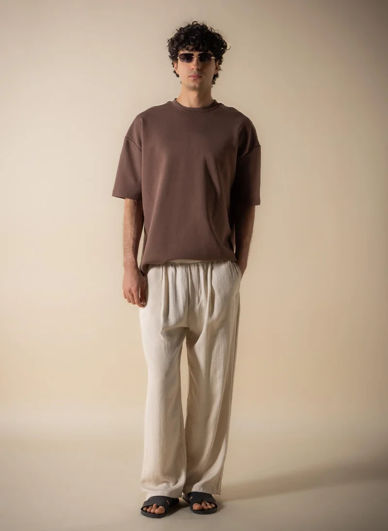 شايبس RELAXED FIT SOFT COTTON TROUSERS