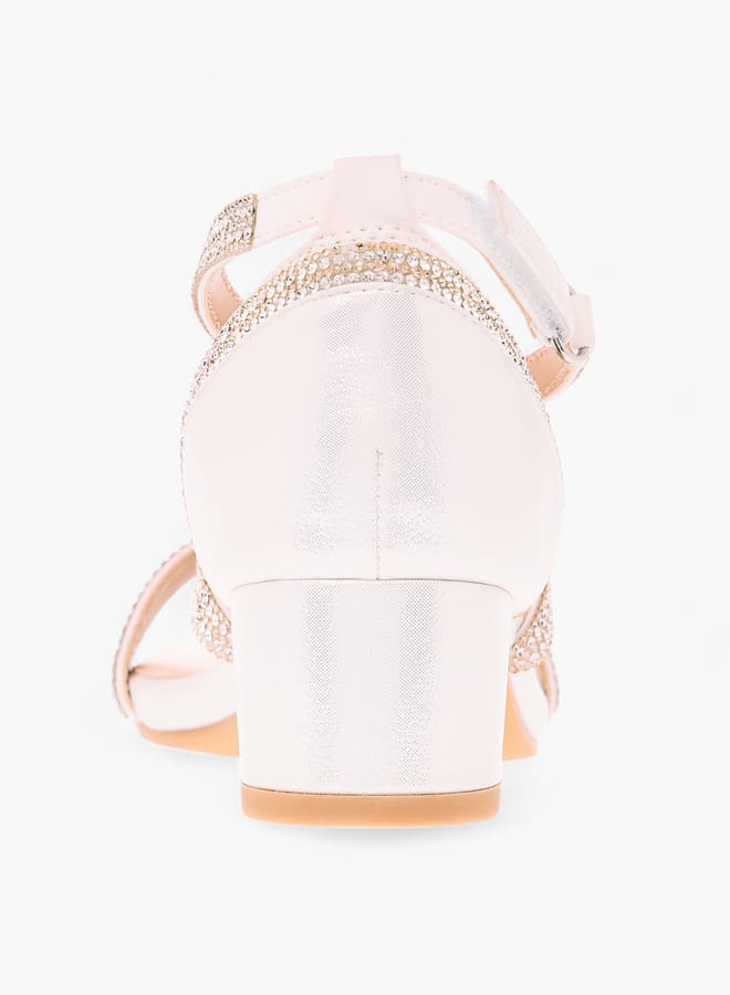 سيليست صنادل بناتي مزينة بإغلاق بشريط لاصق - Image 5