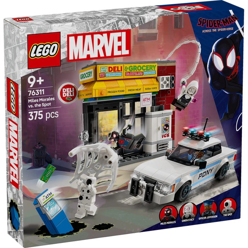 LEGO - Marvel Spider-Verse Miles Morales vs. The Spot 375 Pieces - 76311 - Image 1