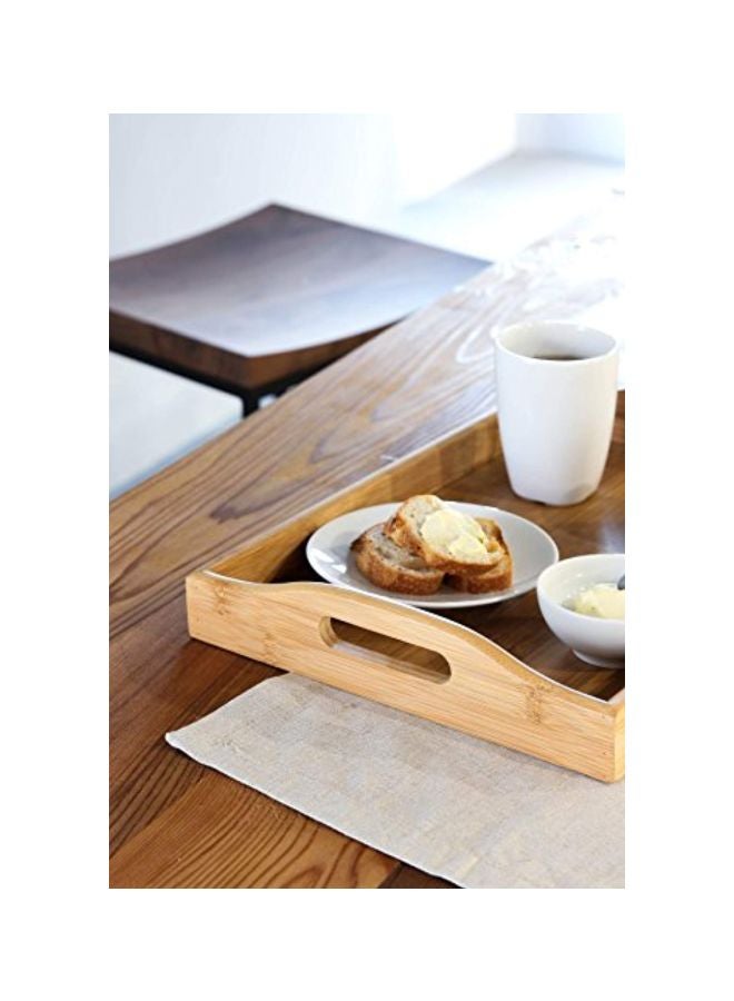 Juvale Wooden Serving Tray Light Brown 16.7x12.4x3inch Right angle pallet 28*21*2.5 - Image 4