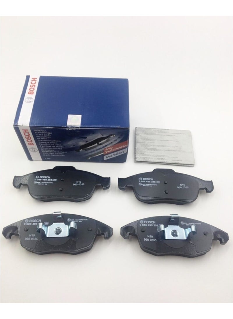 BOSCH - Renault Fluence Front Brake Pad Set (2009 - 2016) - Image 1