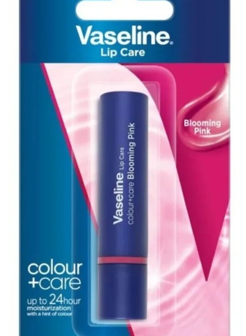 فازلين مرطب الشفاه للعناية بالشفاة لون وردي 3 جرام