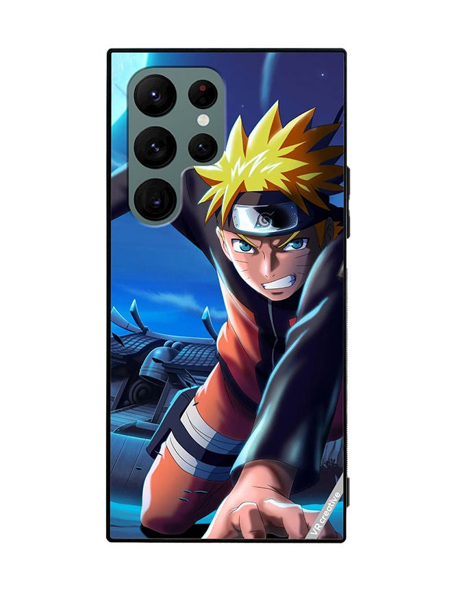 VR CREATIVE غطاء حماية لهاتف سامسونج جالاكسي S22 ألترا 5G بتصميم ناروتو أوزوماكي متعدد الألوان - Image 1
