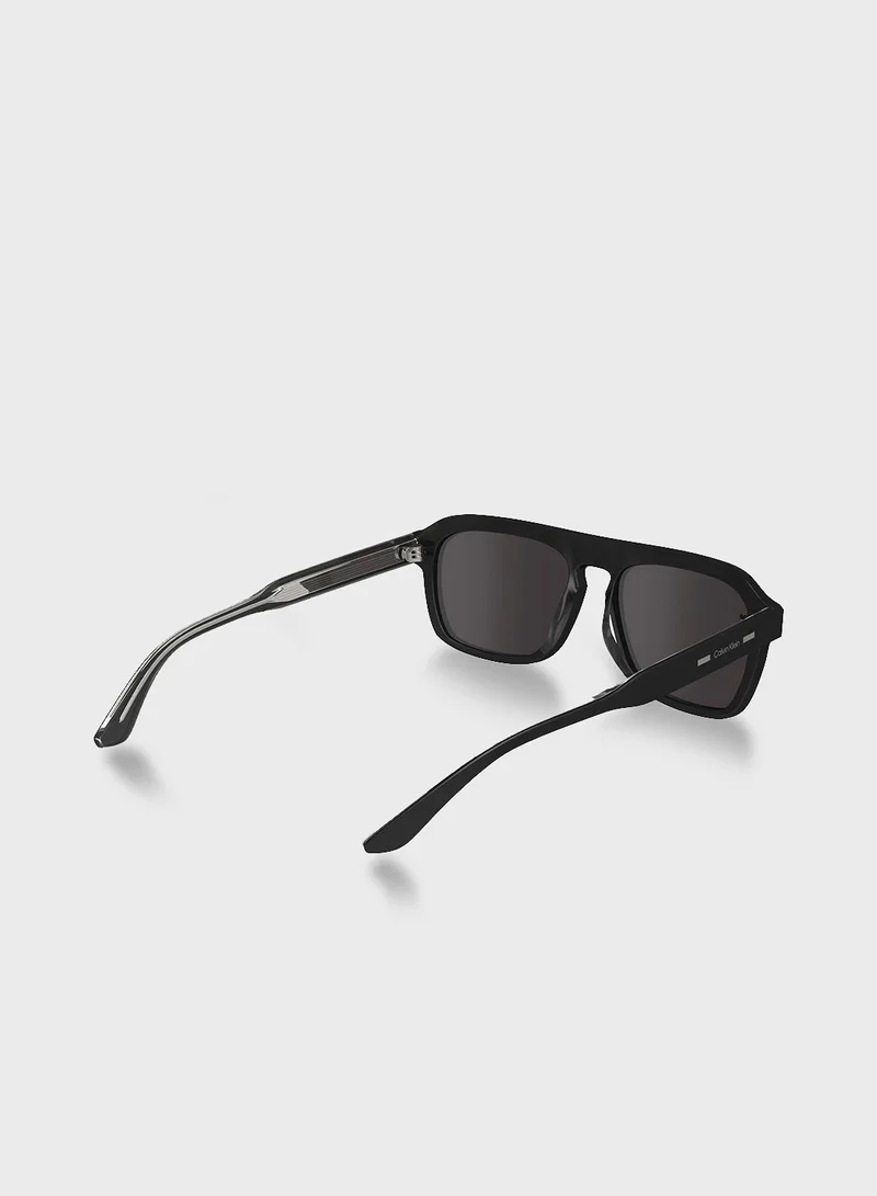 كالفن كلاين Modified Rectangle Sunglasses Ck24504S