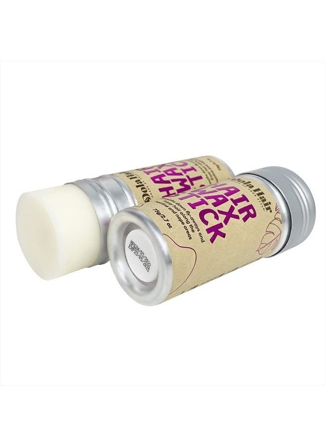 Dolahair Hair Wax Stick, Wax Stick for Hair Wigs Edge Control Slick Stick Hair Pomade Stick Non-greasy Styling Wax for Fly Away & Edge Frizz Hair, Small Broken Hair Fine Hair Finishing Stick (2.7 Ounc  - Image 2