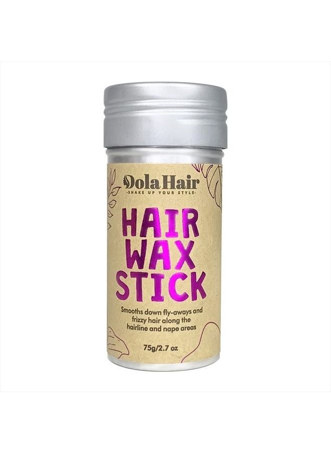 Dolahair Hair Wax Stick, Wax Stick for Hair Wigs Edge Control Slick Stick Hair Pomade Stick Non-greasy Styling Wax for Fly Away & Edge Frizz Hair, Small Broken Hair Fine Hair Finishing Stick (2.7 Ounc  - Image 1
