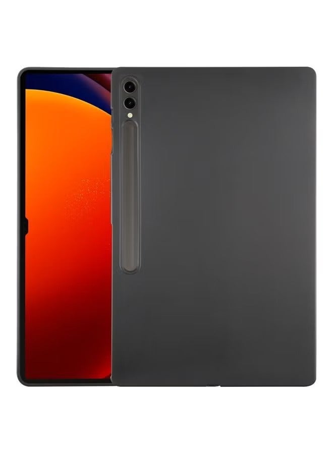 بروماس غطاء حماية لجهاز سامسونج جالاكسي تاب S9 الترا مصنوع من مادة TPU باللون الأسود المصنفر