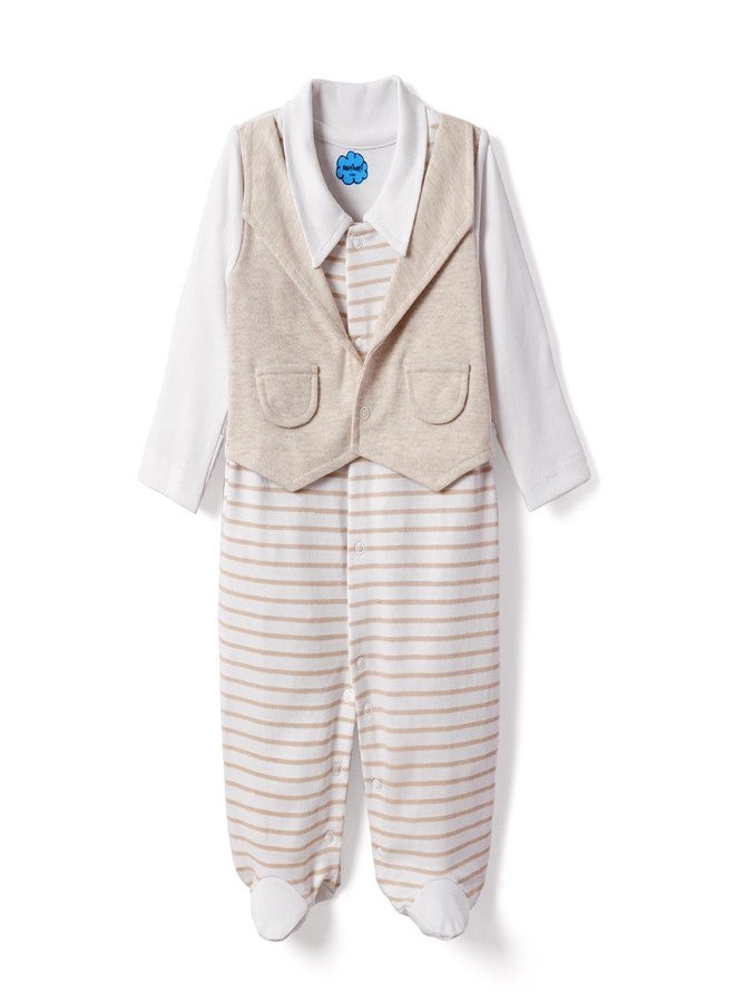 Nautinati Infant Pure Cotton Bodysuit |Age 0-2 Years - Image 1