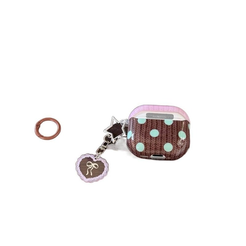 Lightweight Case Compatible with AirPods Pro AirPods 4 AirPods 3 with Keychain in + with Scratch Protection with Carry Plastic Colour - Image 4