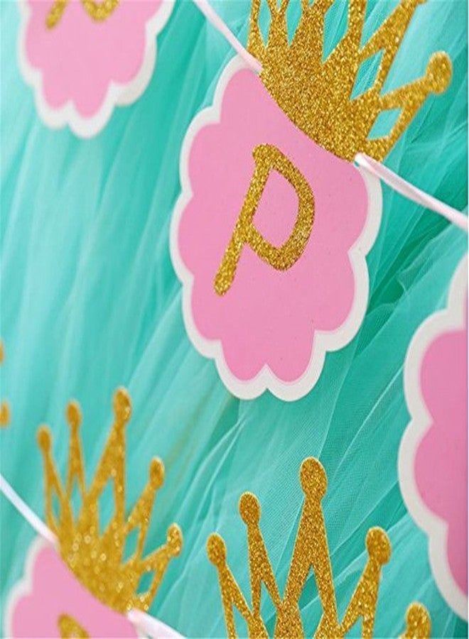 SOI Happy Birthday Toy Banner Set (Pink Glitter Crown) - Image 2