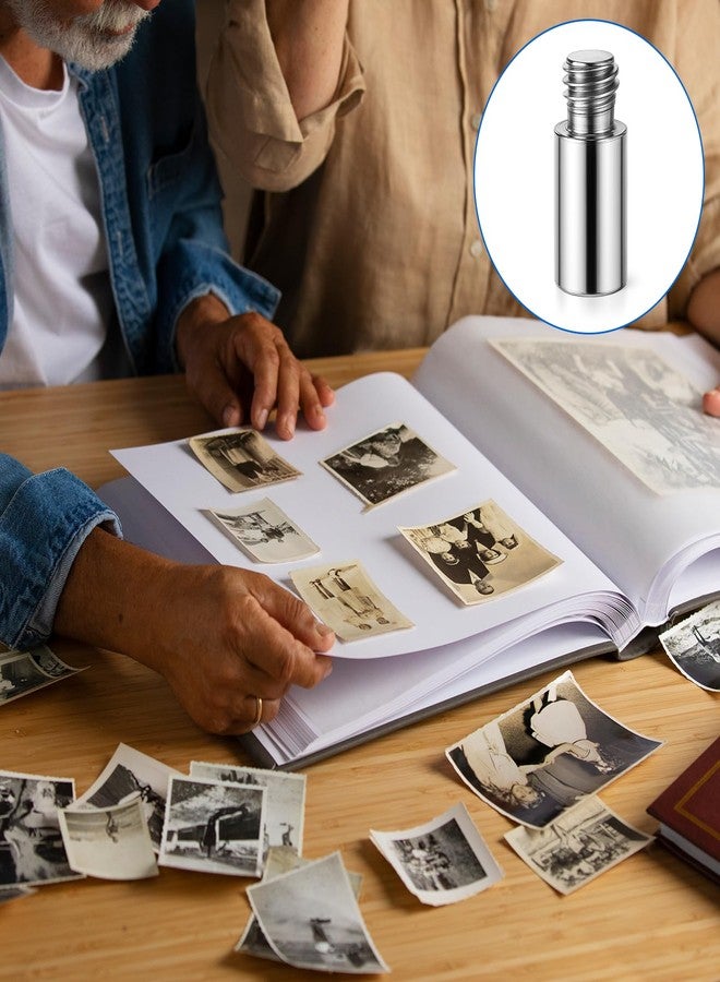 EupHHonycs مسامير شيكاغو وأعمدة تمديد ألبومات الصور، عبوة من 60 قطعة، أعمدة تمديد بديلة لألبومات الصور القابلة لإعادة التعبئة، مسامير ألبومات الصور، صفحات إعادة تعبئة يدوية الصنع - Image 4