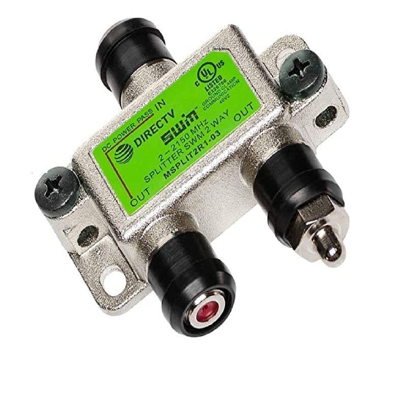 Directv SWM Approved 2-Way Wide Band Splitter (2-Pack) - Image 4