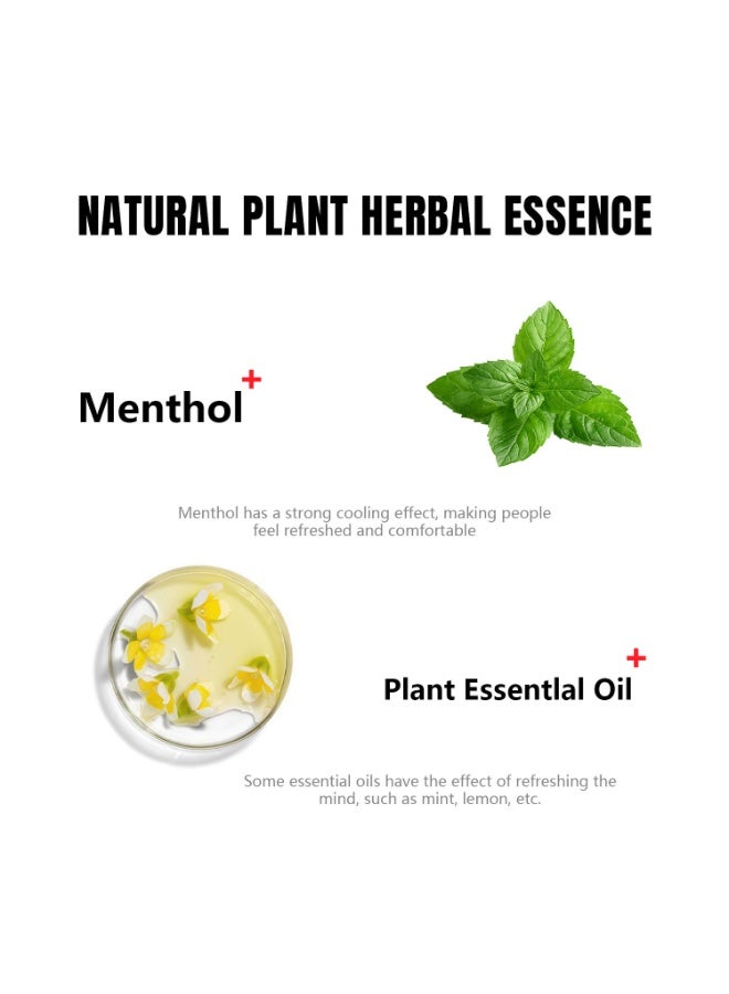 عبوتان، عصا أنف بنكهة الليمون والنعناع مزدوجة الاستخدام، لتخفيف احتقان الأنف وتدليك بالرول، تعزز اليقظة أثناء القيادة - Image 2