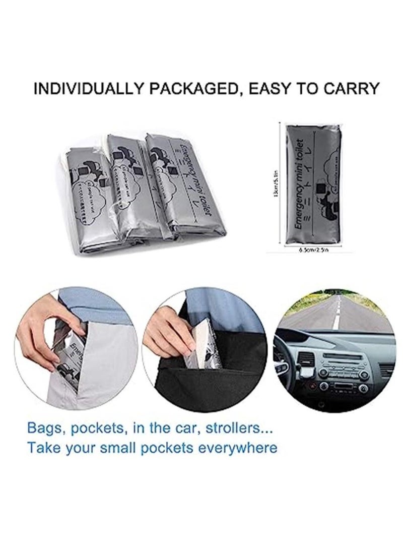 Disposable Emergency Urinal Bag,20 PCS Portable Camping Pee Bags, Travel Pee Bags, Traffic Jam Emergency Portable Urine Bag, Vomit Bags, for Men Women Kids Children Patient  - Image 4