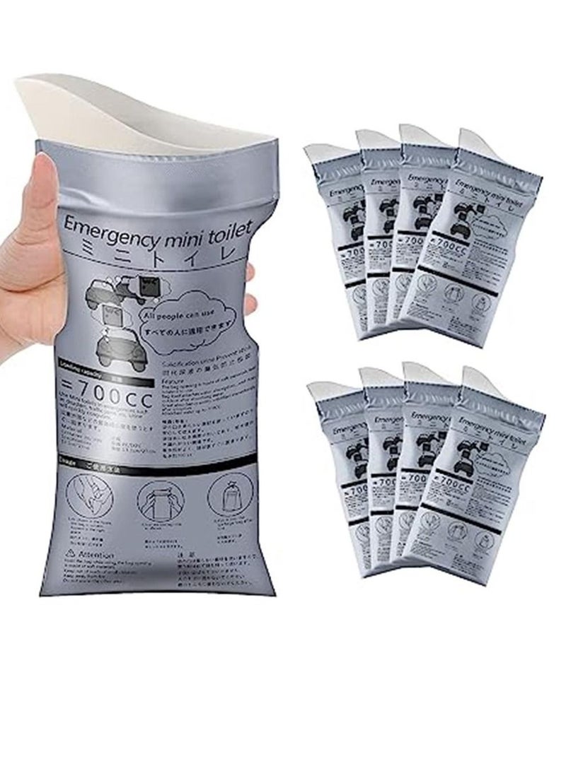 Disposable Emergency Urinal Bag,20 PCS Portable Camping Pee Bags, Travel Pee Bags, Traffic Jam Emergency Portable Urine Bag, Vomit Bags, for Men Women Kids Children Patient  - Image 1