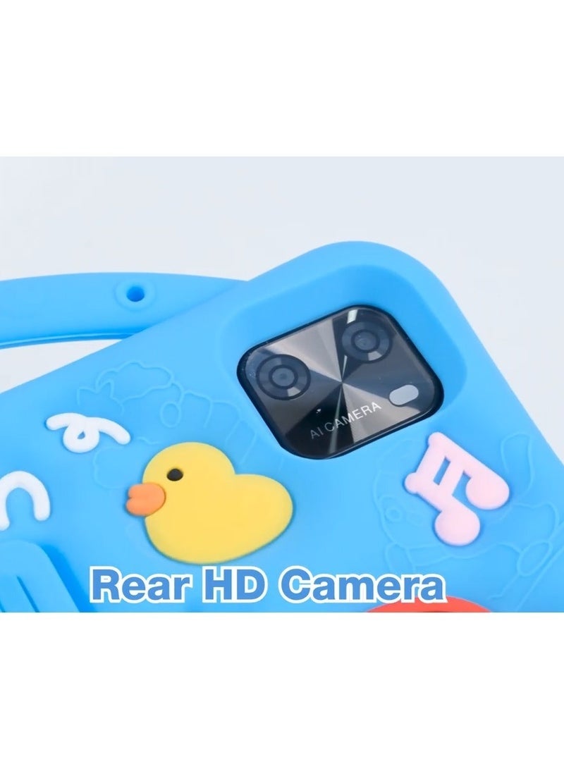 Telzeal P701 Kids Tablet 7-Inch Android 13 with Dual Camera, 6GB RAM 256GB Storage, 3000mAh Battery | Educational Learning & Entertainment Tab for Kids – Orange - Image 2