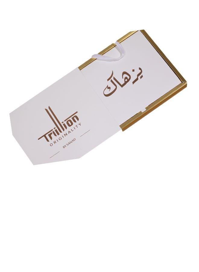Trillion Classic Men's Red Shemagh Package + Taqiyah + Tasbih - Image 2