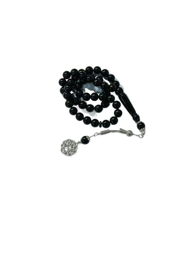Trillion Classic Men's Red Shemagh Package + Taqiyah + Tasbih - Image 5