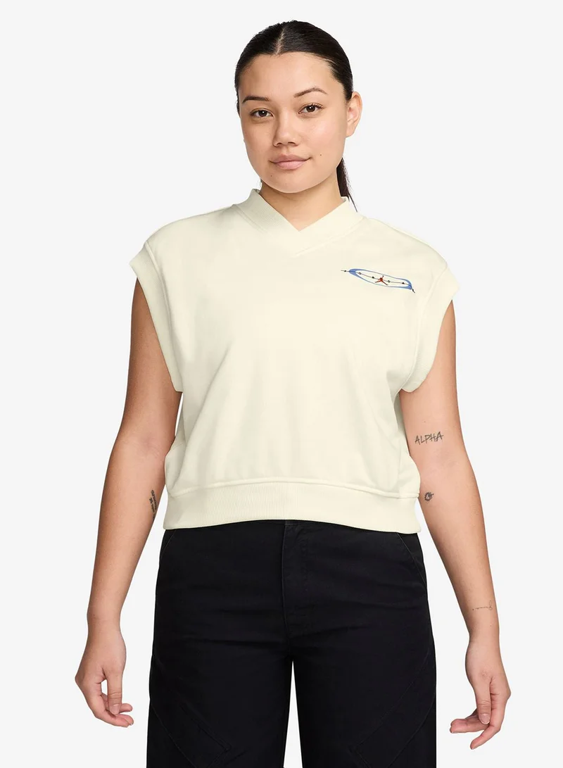 W J Brk Flc Ft Vest Gfx