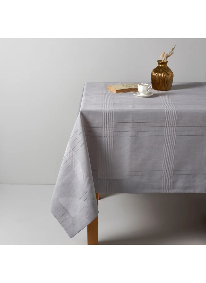 Linens Basic 160X220 cm Tablecloth Gray