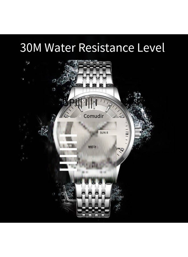 general Fully automatic mechanical men's watch, men's waterproof, resistant to moisture, luminous, double date display, calendar function - Image 3