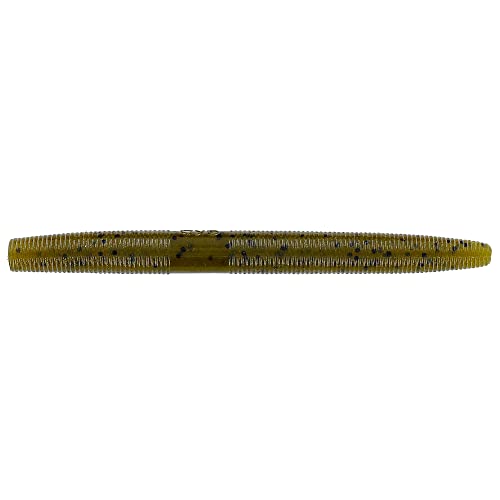 Yamamoto 4" SENKO GREEN PUMPKIN W/ LARGE BLACK FLAKE (10 PACK) - Image 1