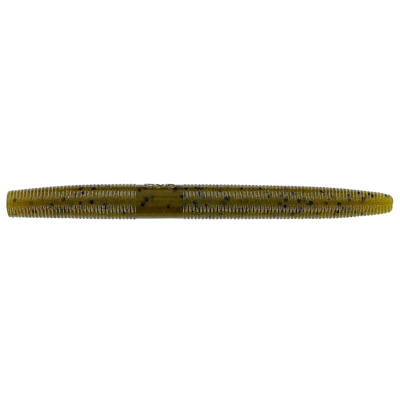 Yamamoto 4" SENKO GREEN PUMPKIN W/ LARGE BLACK FLAKE (10 PACK) - Image 3