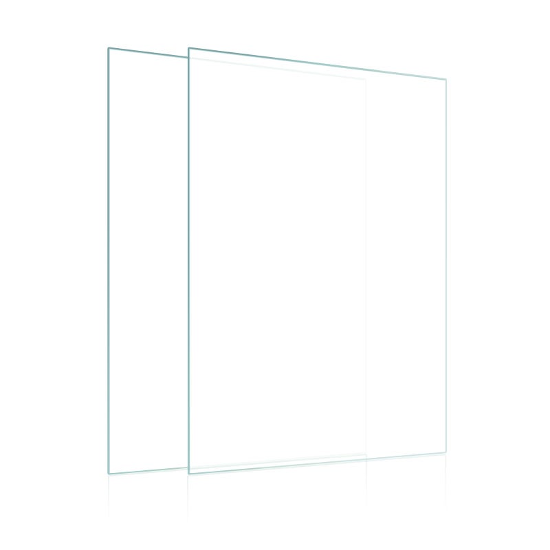 Egofine 8.5x11 Heat-Strengthened Glass Replacement for Picture Frame (Crystal Clear  2 Pack)  Replacement Glass for 8.5 by 11 Photo Frame  Semi-Tempered Glass Cover Sheet - Image 1
