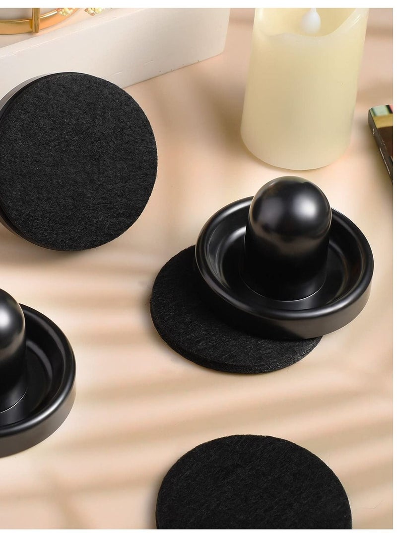 Y&D Rubber Letter Image Stamp Pressure Tool, 4Pcs Press Stamping Brush, Punch Perfect for Imprinting, Embossing Card Making Seal Stamp(Black)  - Image 5