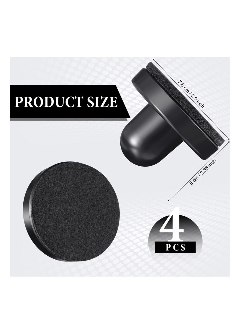 Y&D Rubber Letter Image Stamp Pressure Tool, 4Pcs Press Stamping Brush, Punch Perfect for Imprinting, Embossing Card Making Seal Stamp(Black)  - Image 3