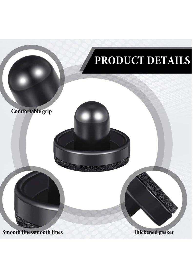 Y&D Rubber Letter Image Stamp Pressure Tool, 4Pcs Press Stamping Brush, Punch Perfect for Imprinting, Embossing Card Making Seal Stamp(Black)  - Image 2