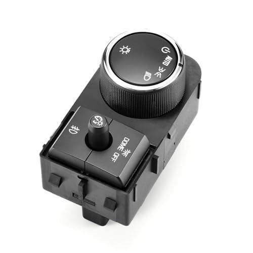 Lin Cin Yin Headlight Switch for 2007-2014 Chevy Tahoe Avalanche Silverado Suburban GMC Sierra Yukon XL 1500 2500 3500 Fog Light Dimmer Dome Switch Instrument Panel Control 25858705 15096895 15926099 - Image 2