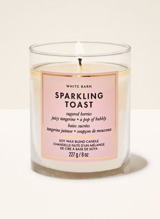 Sparkling Toast Single Wick Jar Candle | Size - 227g (8oz)