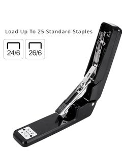 Swing-Arm Swivel Stapler, 25 Sheet Capacity, 360 Degree Rotate Desktop Staplers for Booklet or Book Binding, Black - pzsku/ZF0BAD049D5AE4639BD09Z/45/_/1717136106/13e5c681-af88-4216-910a-430744a31706