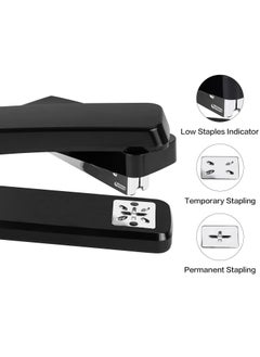 Swing-Arm Swivel Stapler, 25 Sheet Capacity, 360 Degree Rotate Desktop Staplers for Booklet or Book Binding, Black - pzsku/ZF0BAD049D5AE4639BD09Z/45/_/1717136107/0b686999-3e40-4604-95c4-da7998f4bd54