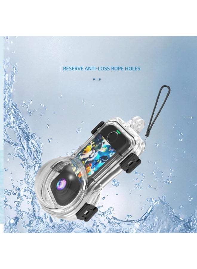 حالة الغوص الغير مرئية لـ Insta360 X4 الهواء ، مقاومة للتآكل والخدش ، 360 درجة عدم الرؤية الكاملة لـ Insta 360 X4 كاميرا الهواء Case مقاومة للماء مقاومة للماء إلى عمق 50 متر - Image 4