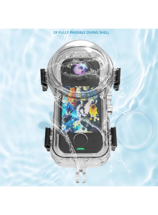 حالة الغوص الغير مرئية لـ Insta360 X4 الهواء ، مقاومة للتآكل والخدش ، 360 درجة عدم الرؤية الكاملة لـ Insta 360 X4 كاميرا الهواء Case مقاومة للماء مقاومة للماء إلى عمق 50 متر - Image 5