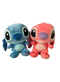 JOLLITY LLC Stitch Angle Plush Doll Toys Lilo for Children Cartoon Pillow Kid Birthday Gift (20 cm)  - Image 2